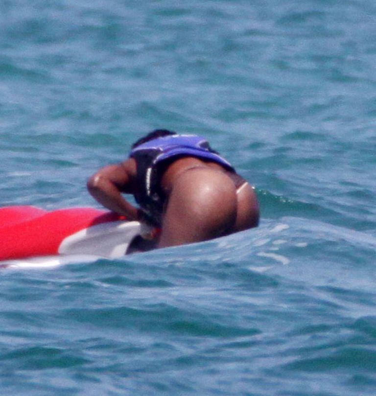 Serena Williams jetisõidul Miami Beachil.
