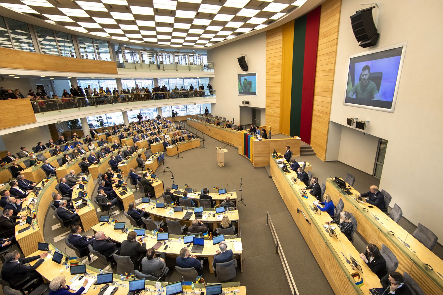 Leedu parlament. Foto on illustratiivne.