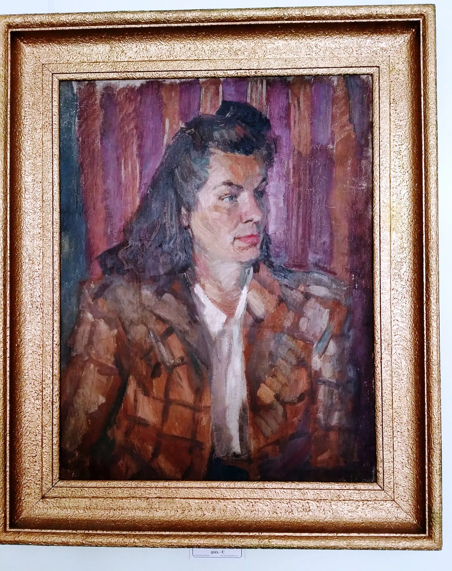 Kunstik Louis Paveli maalitud portree.