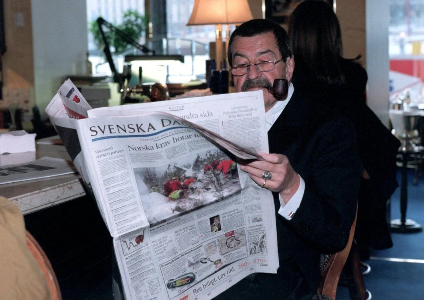 Saksamaa kuulsaim elav kirjanik Günther Grass.