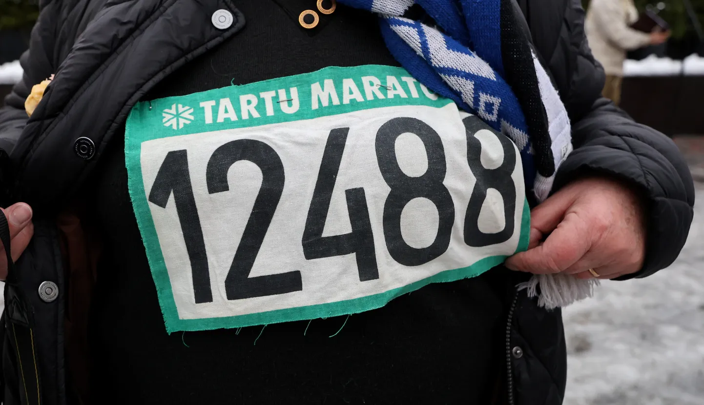 16.01.2025, Tartu.
Tartu Maratoni 65. sünnipäeva tähistamine raeplatsil.