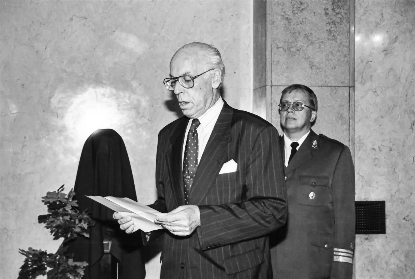Meri peab tänukõne Ernst Jaaksonile.