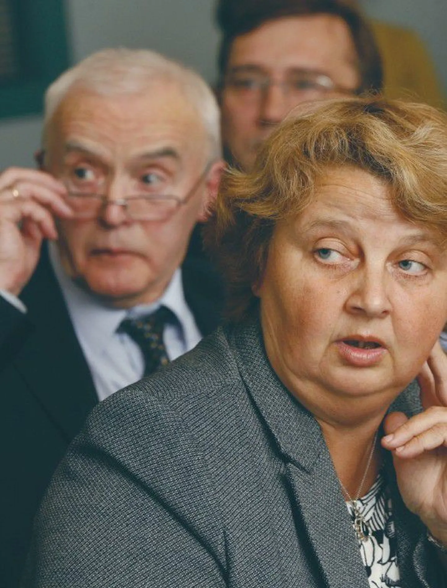 Konjunktuuriinstituudi direktor Marje Josing ja juhtivteadur Leev Kuum.