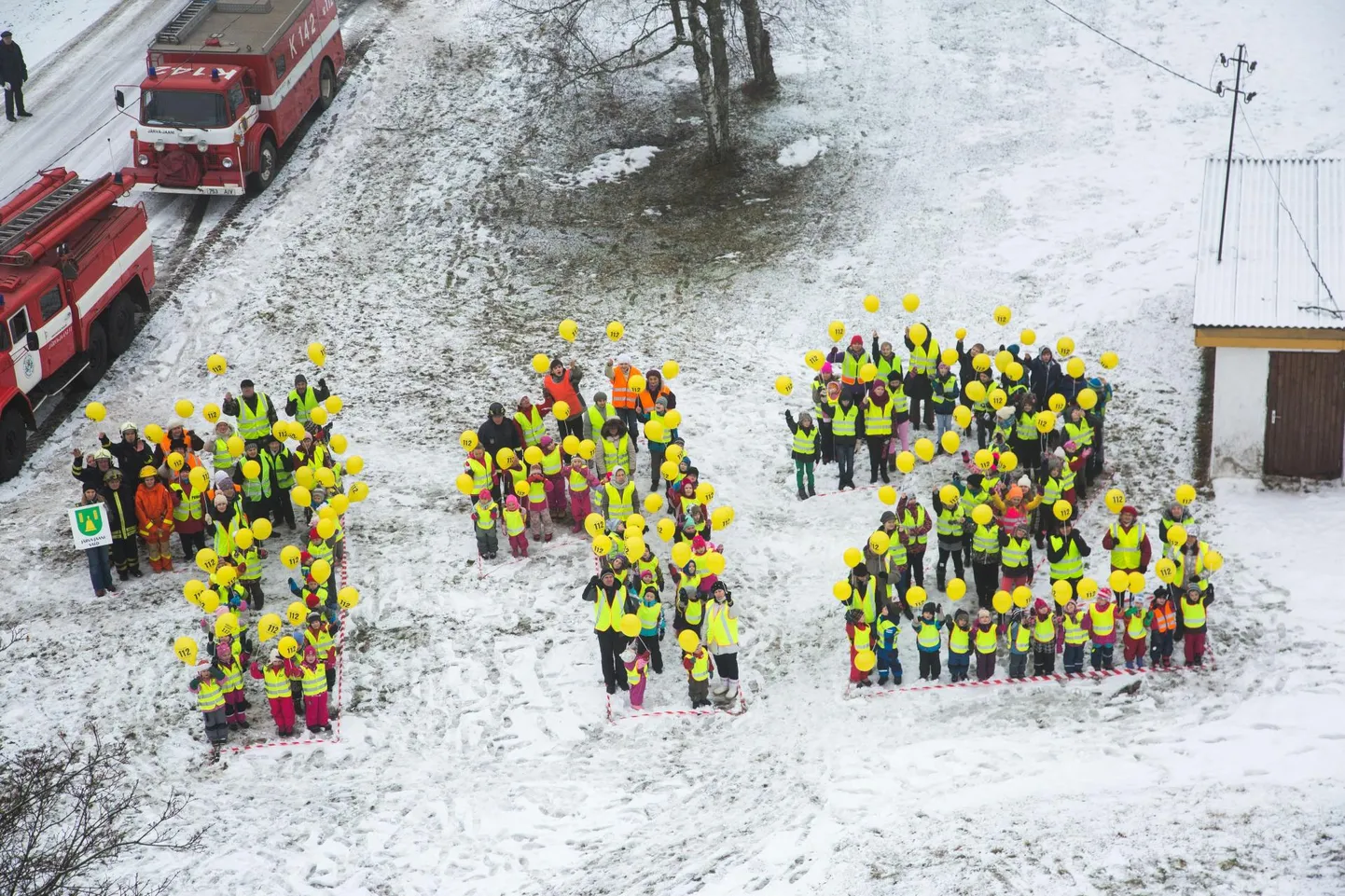 Algas järjekordne hädaabinumbri konkurss, millel lapsi oodatakse nutikalt numbrit 112 moodustama.