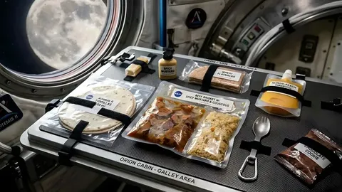 Artemise missiooni astronaudid: kuidas söödakse kosmoses?