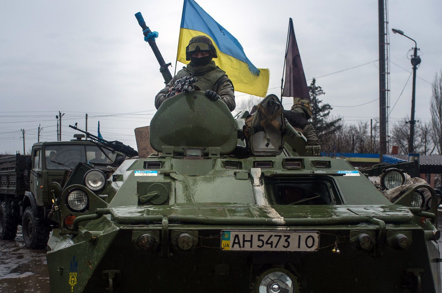 Украинские солдаты.