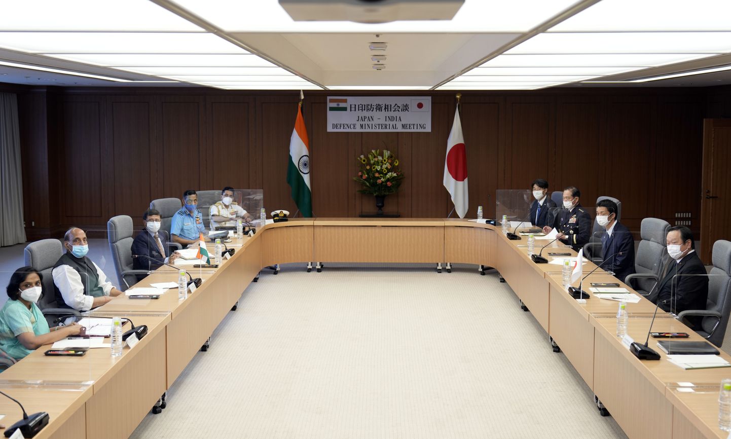 Jaapani ja India välis- ja kaitseministrid julgeolekukõnelustel Tokyos.