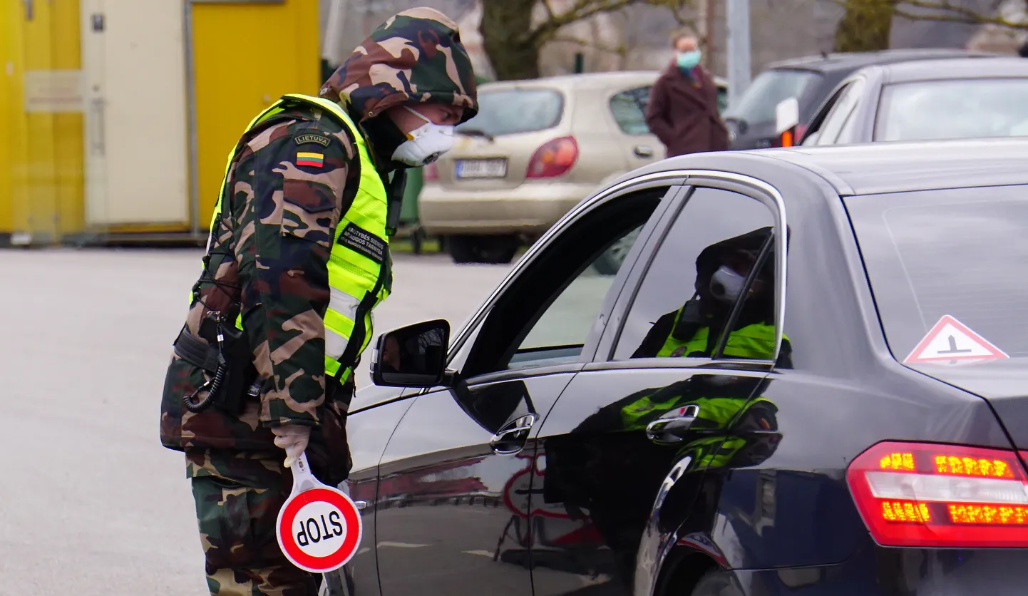 Grenctāles robežkontroles punkts.