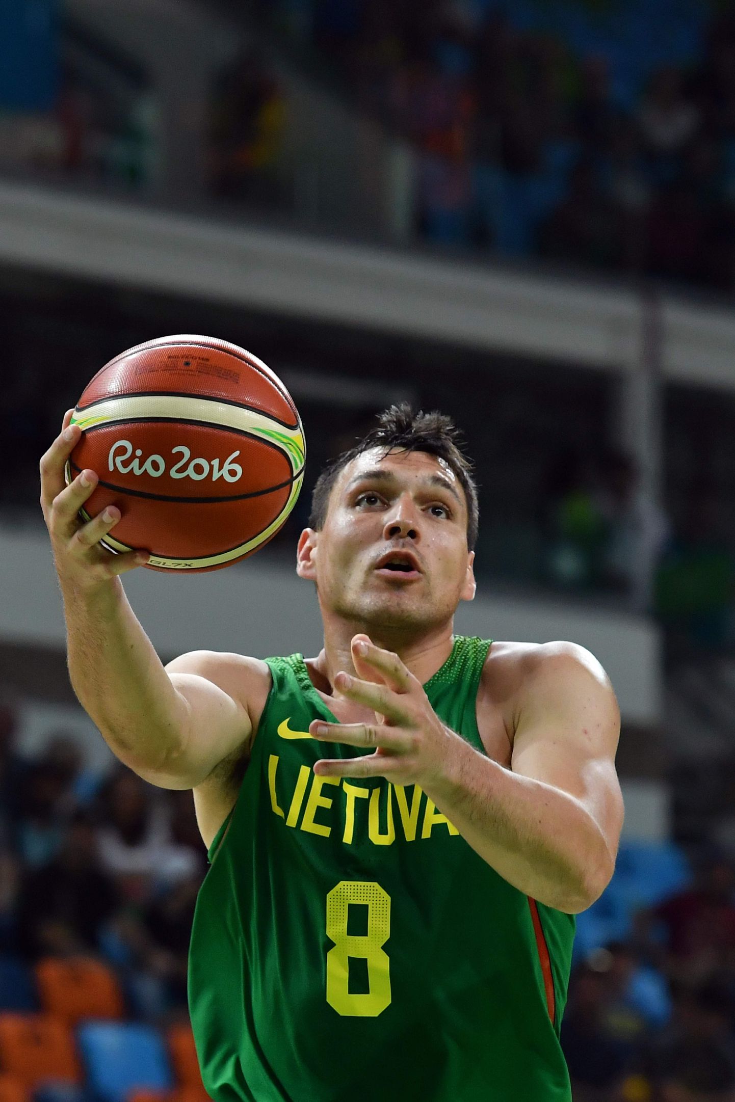 Jons Mačulis Lietuvas izlases sastāvā Rio olimpiskajās spēlēs.