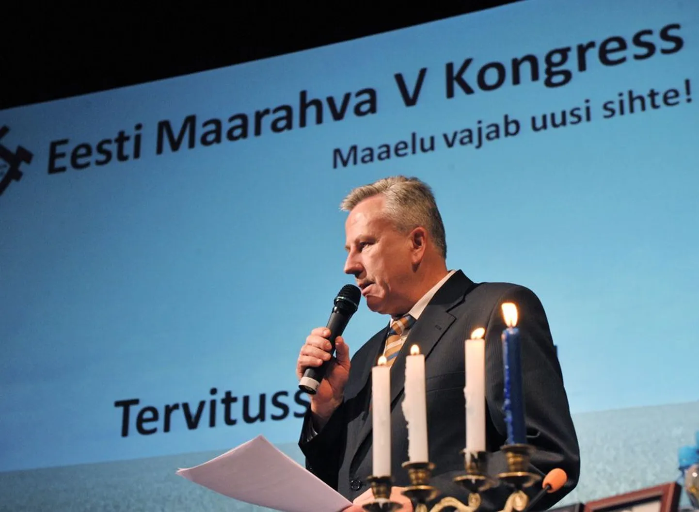 Maarahva kongressi korraldanud keskerakondlane Arvo Sarapuu on andnud mõista, et Keskerakond on ainus maarahva esindaja.