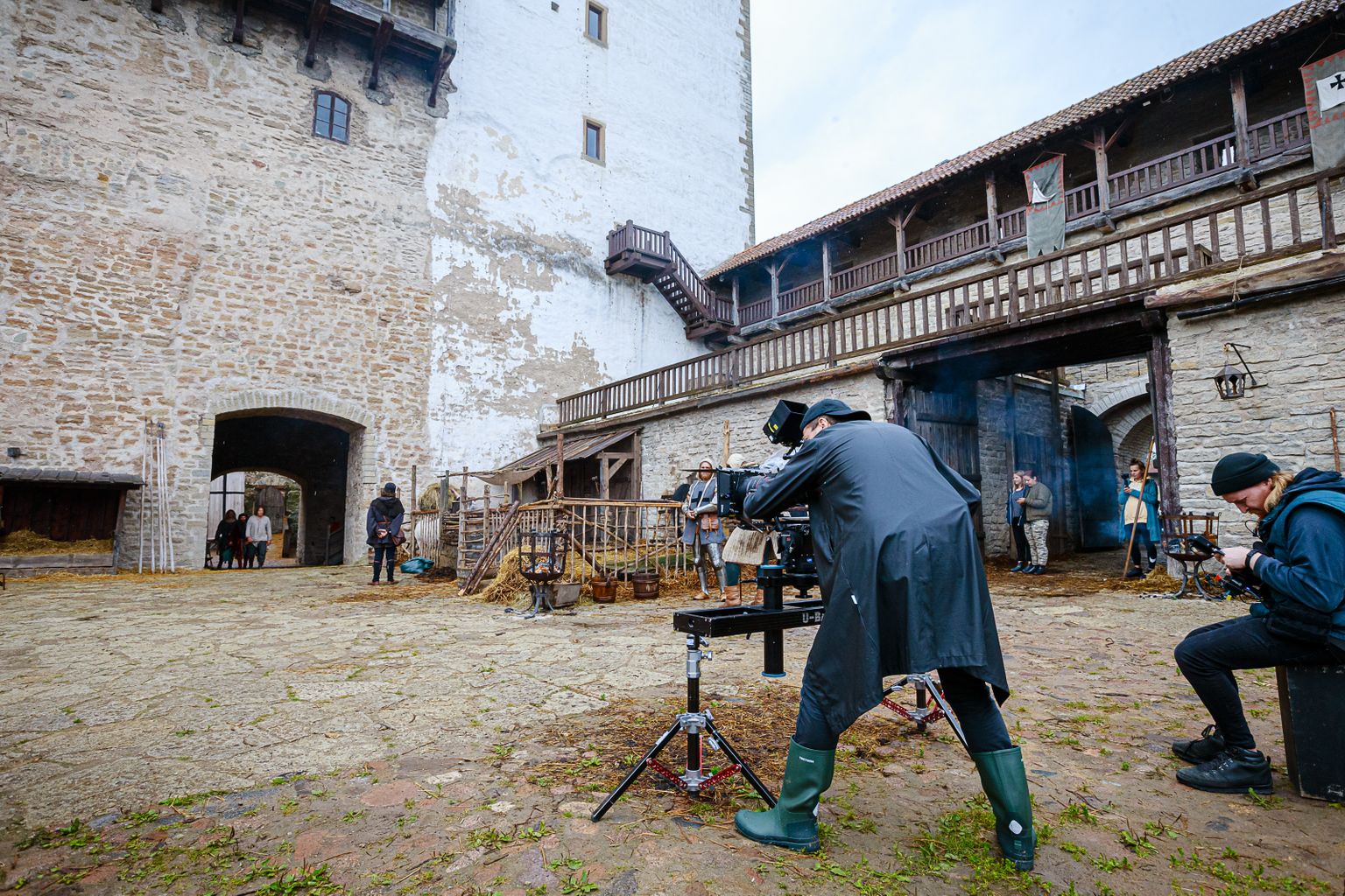 Elmo Nüganeni filmi "Apteeker Melchior" võtted toimusid ka Narva linnuses.