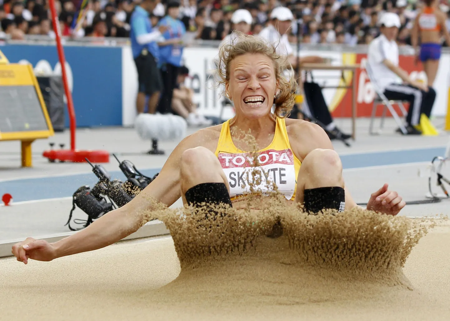 Leedu sportlase Austra Skujyte hüpe