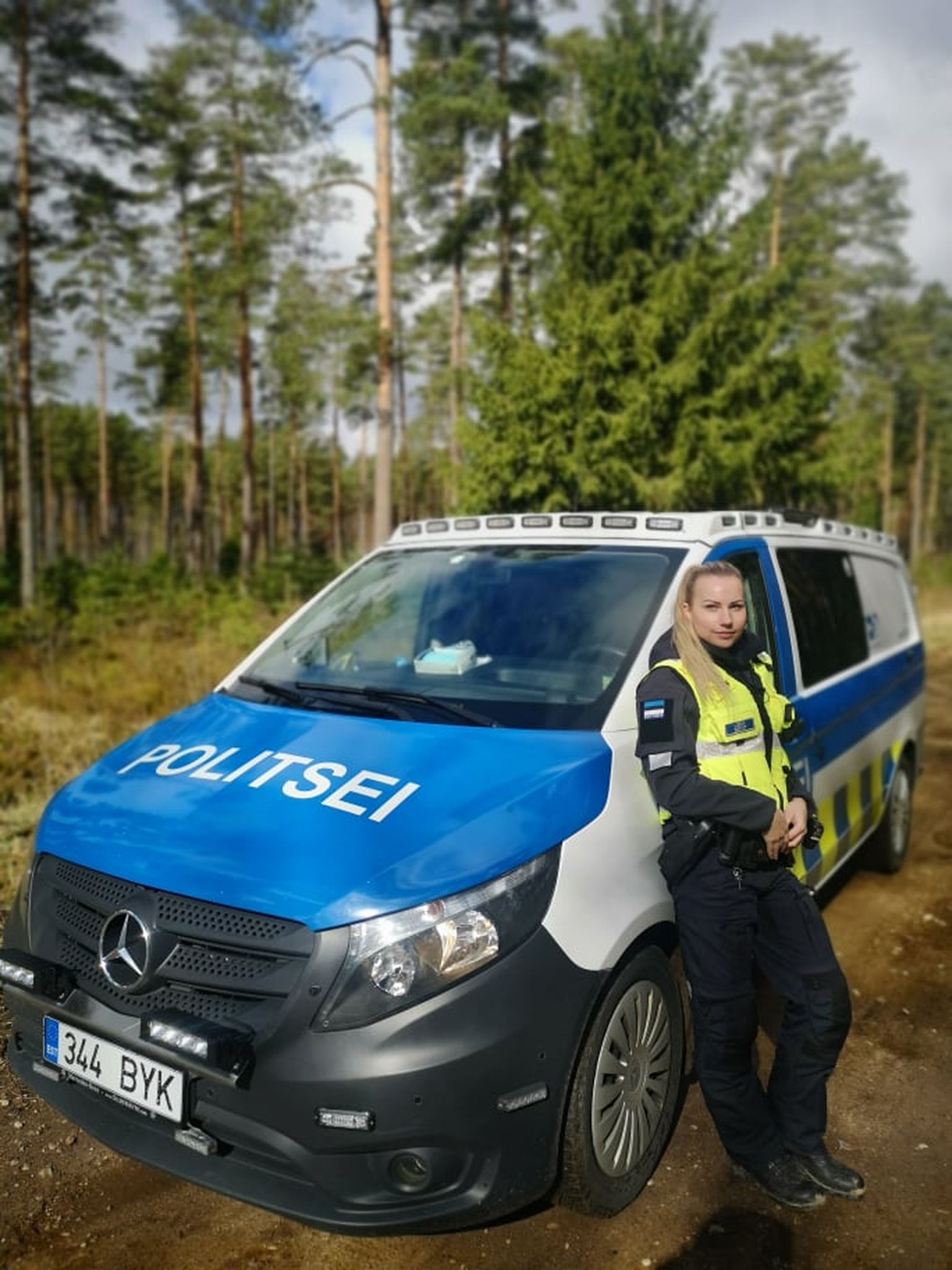 Elvast pärit Liina Sööt läks politseinikuks õppima pärast tööd vabatahtlikuna.