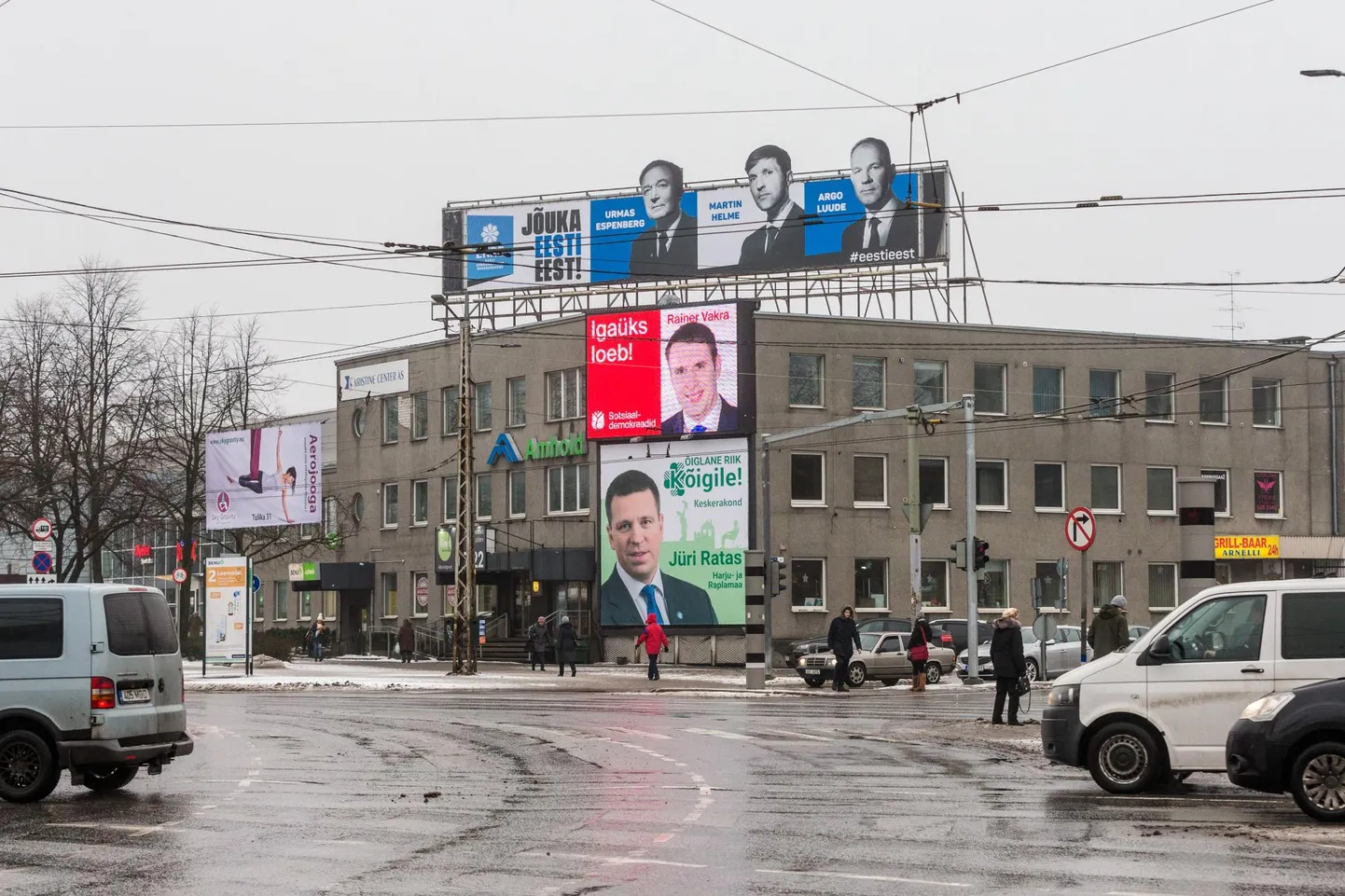 Valimisreklaamid Tallinnas 07.01.2019.