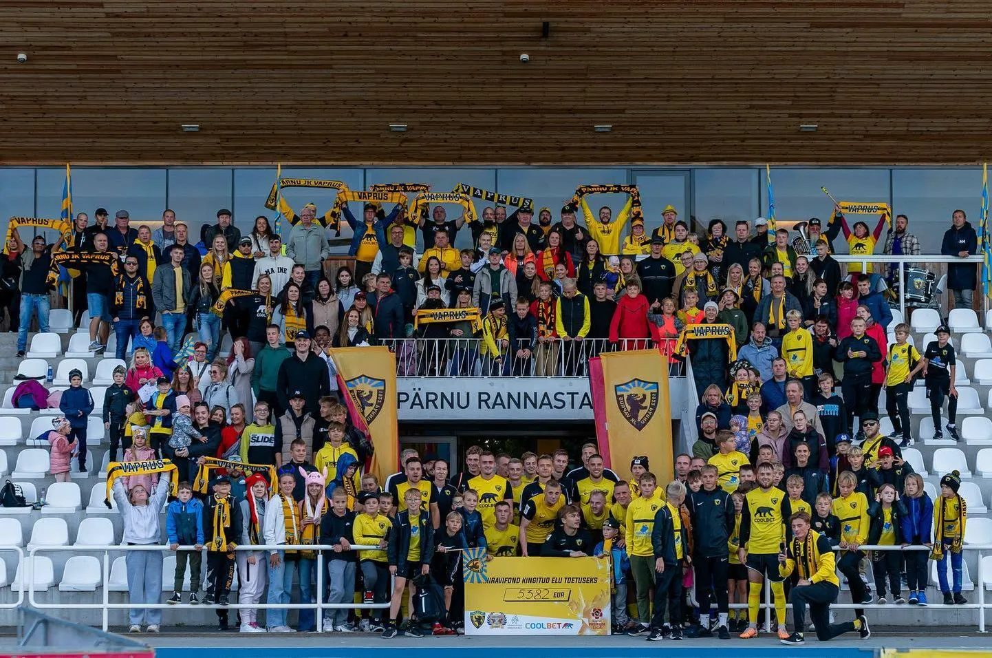 Pärnu Vaprus kogus mullu üheskoos sõpradega vähiravifondile 5382 eurot.