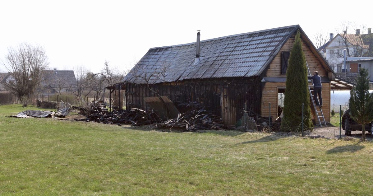 Saun sai põlengus tõsiselt kannatada