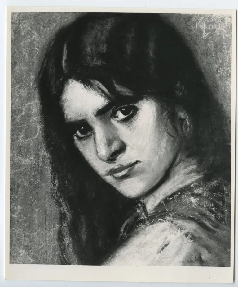 Ants Laikmaa. Mustlase Reesi. 1904. Pastell