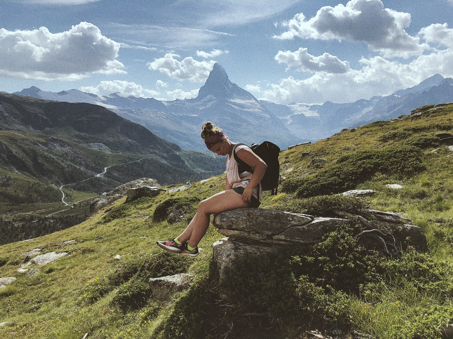Gretel Murd Šveitsis mägesid vallutamas.