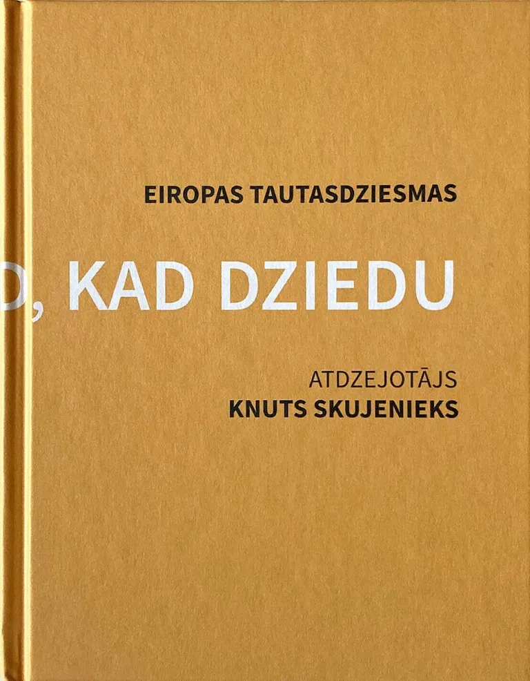 "Es mīlu tikai tad, kad dziedu"