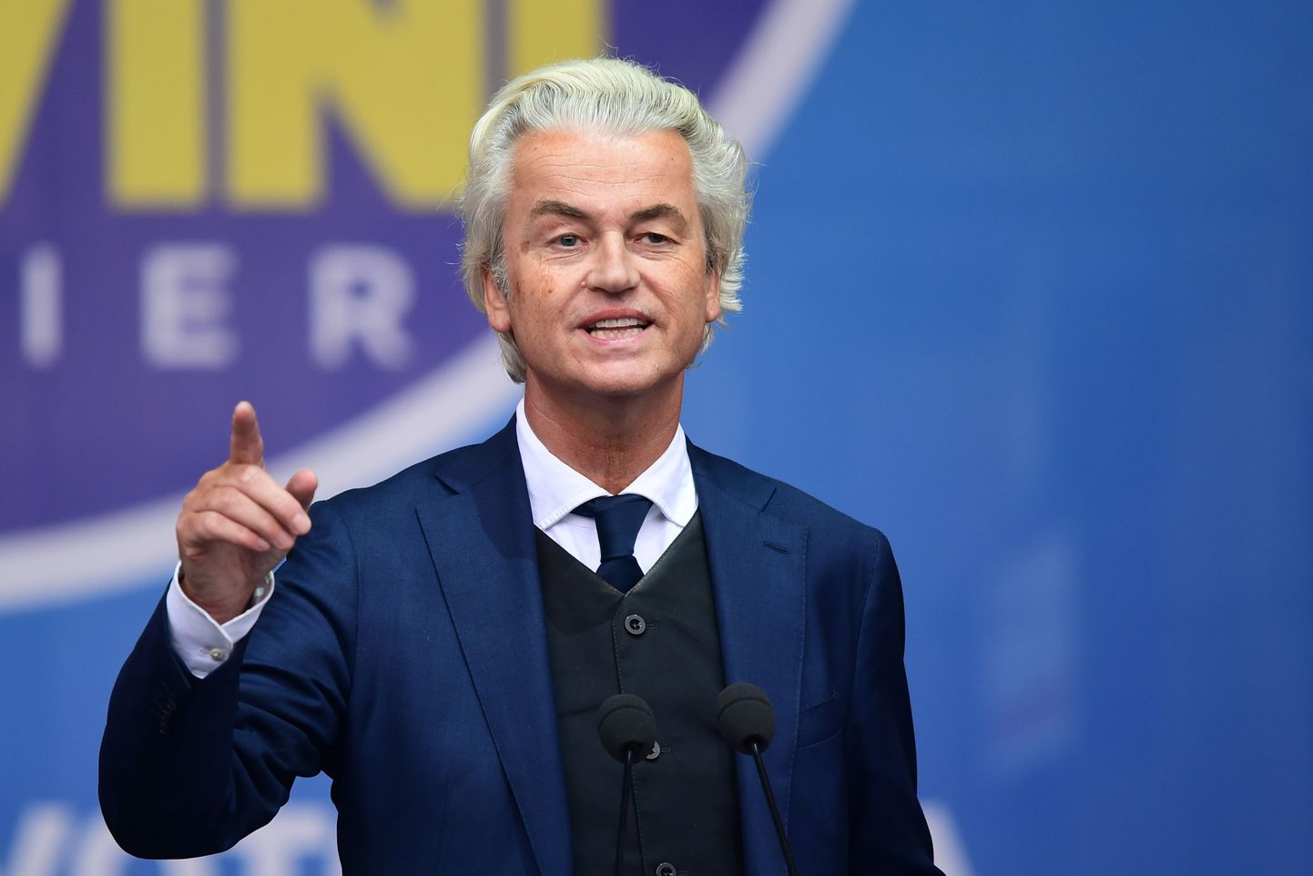Hollandi paremäärmusliku Vabaduspartei (VVP) liider Geert Wilders tänavu mais.