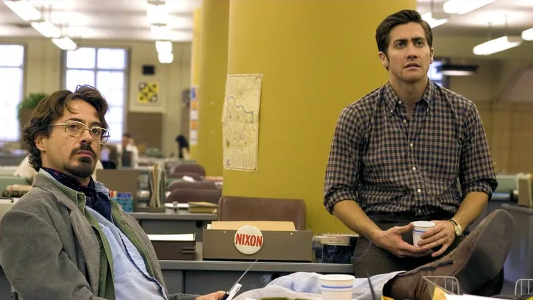 Robert Downey Jr. ja Jake Gyllenhaal krimifilmis «Zodiac».