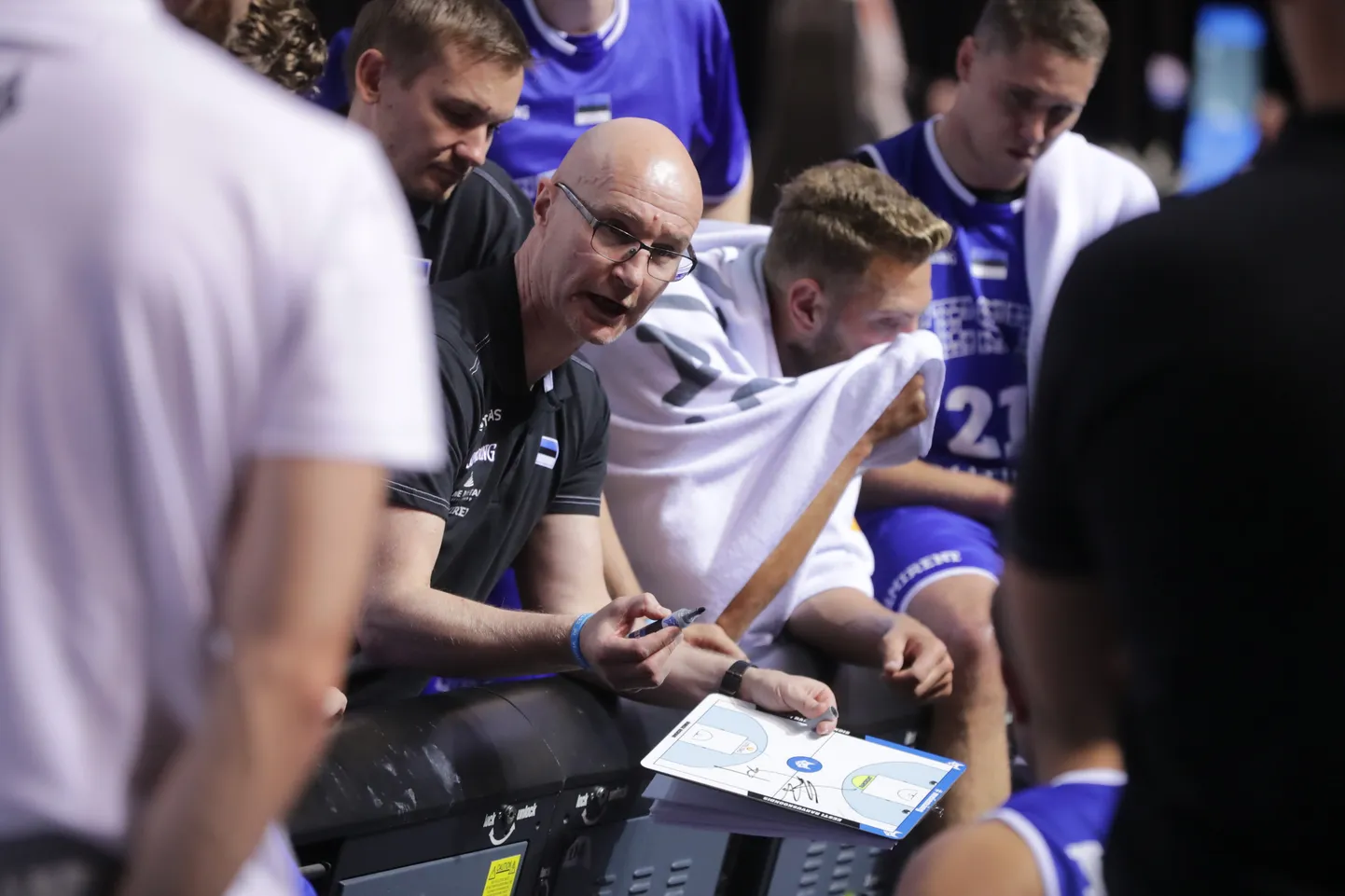 Eesti korvpallikoondise peatreener Jukka Toijala.