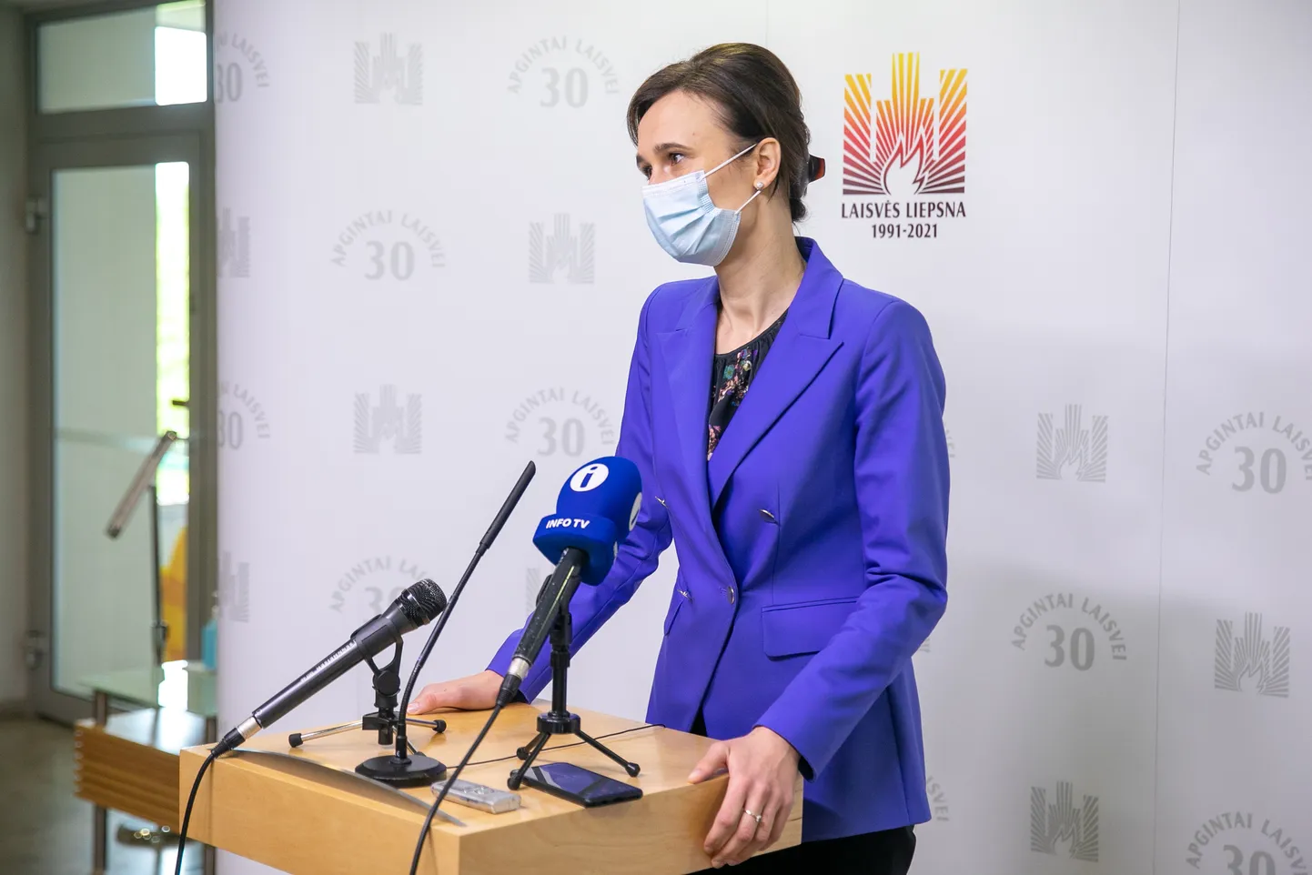Leedu seimispiiker Viktorija Čmilytė-Nielsen 20. mai 2021.