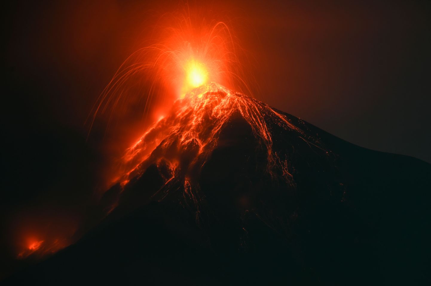 Guatemala vulkaan Fuego.