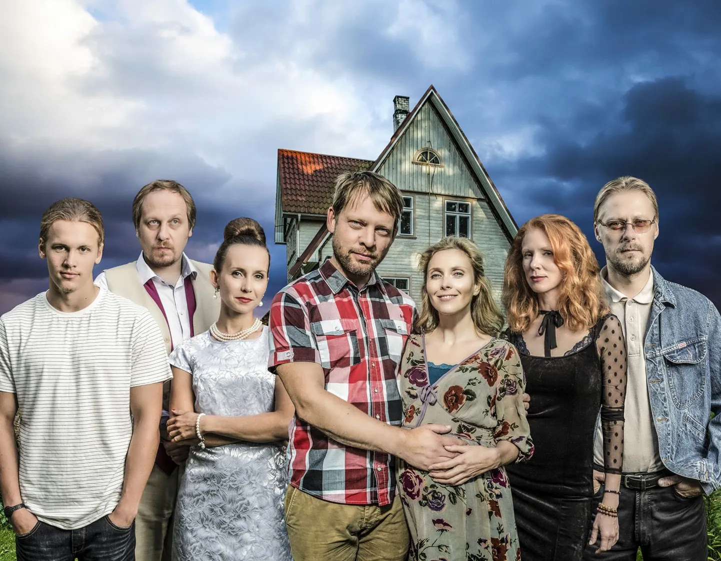 «Nukumaja» tegelased: Gabriel (Franz Malmsten), Artur (Andres Roosileht), Brita (Ursula Ratasepp), Tarmo(Andres Mähar), Eva/Elisabeth (Karin Rask), Anette (Maarja Jakobson) ja Raul (Tamabet Tuisk.