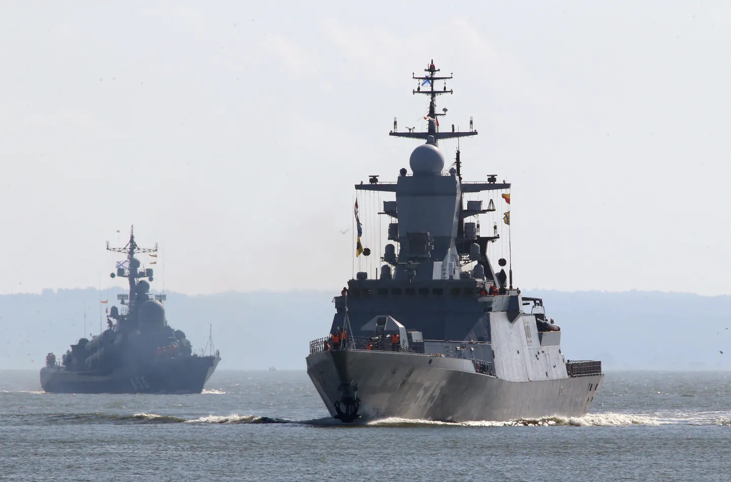 Vene Balti laevastiku korvetid alustavad õppust Läänemerel.