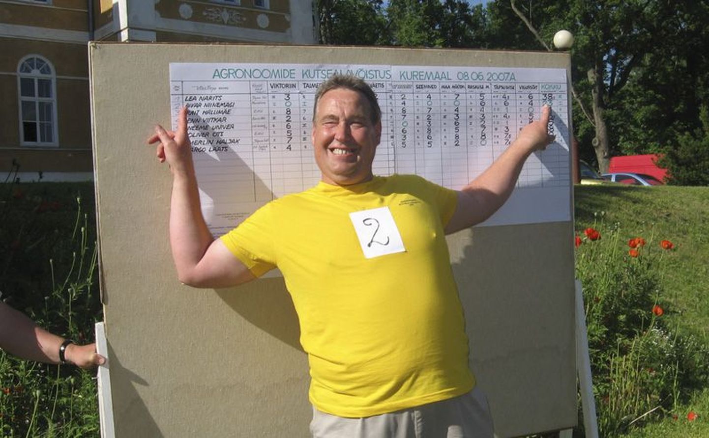 Kunagine noorte agronoomide meister Aivar Niinemägi võitis 2007. aastal Jõgevamaal agronoomide retrovõistlused, kus panid end proovile profid.