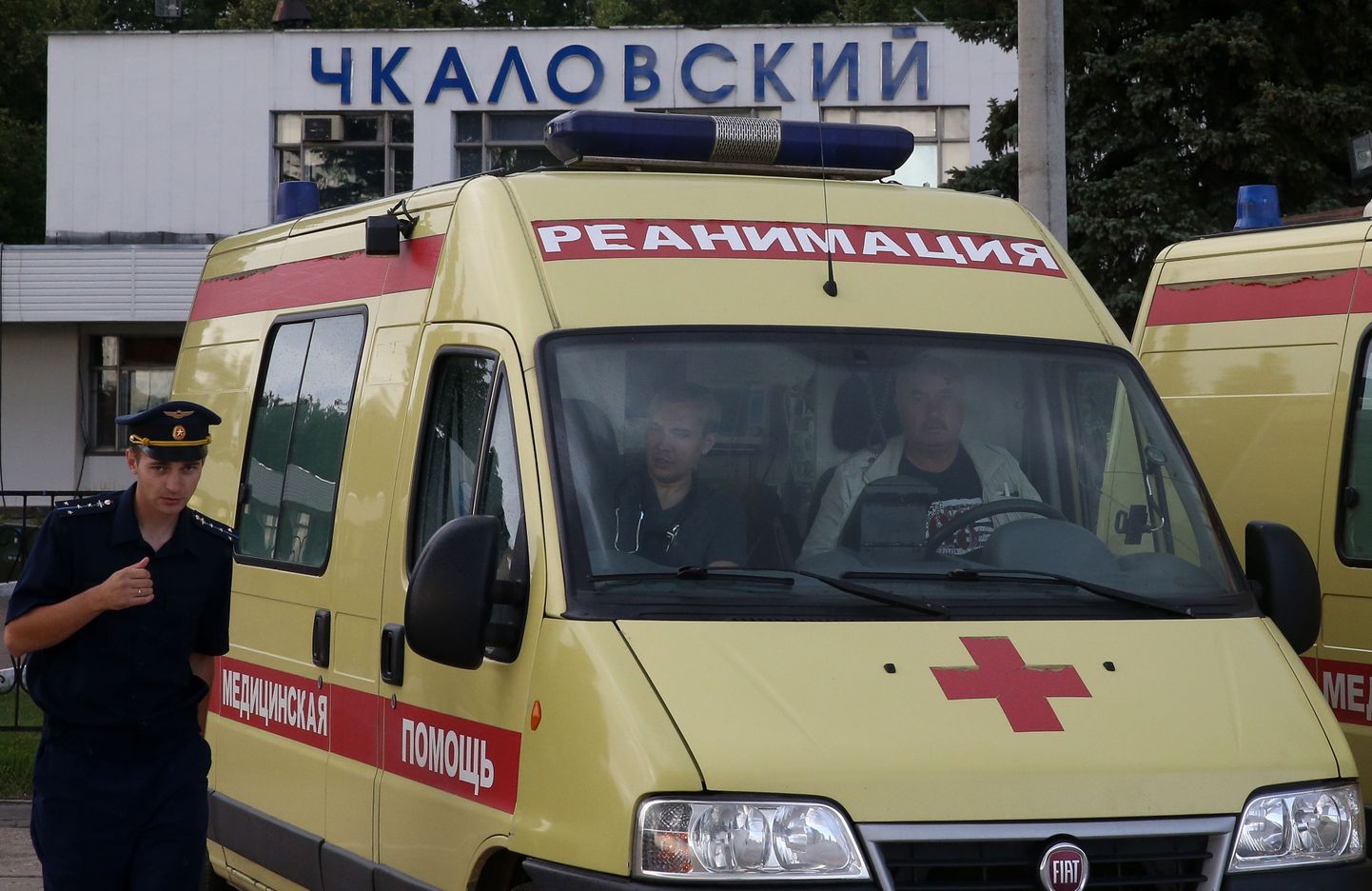 Vene kiirabiauto. Pilt on illustratiivne