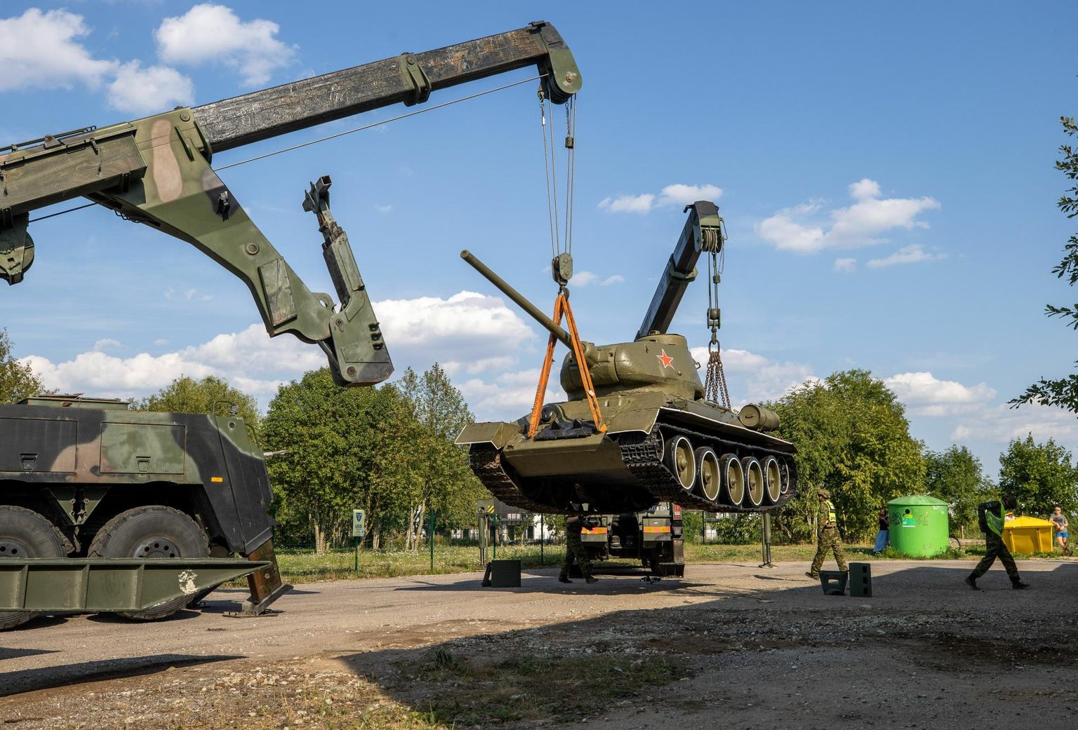 Narva tank leidis uue parkimiskoha Viimsi sõjamuuseumis.