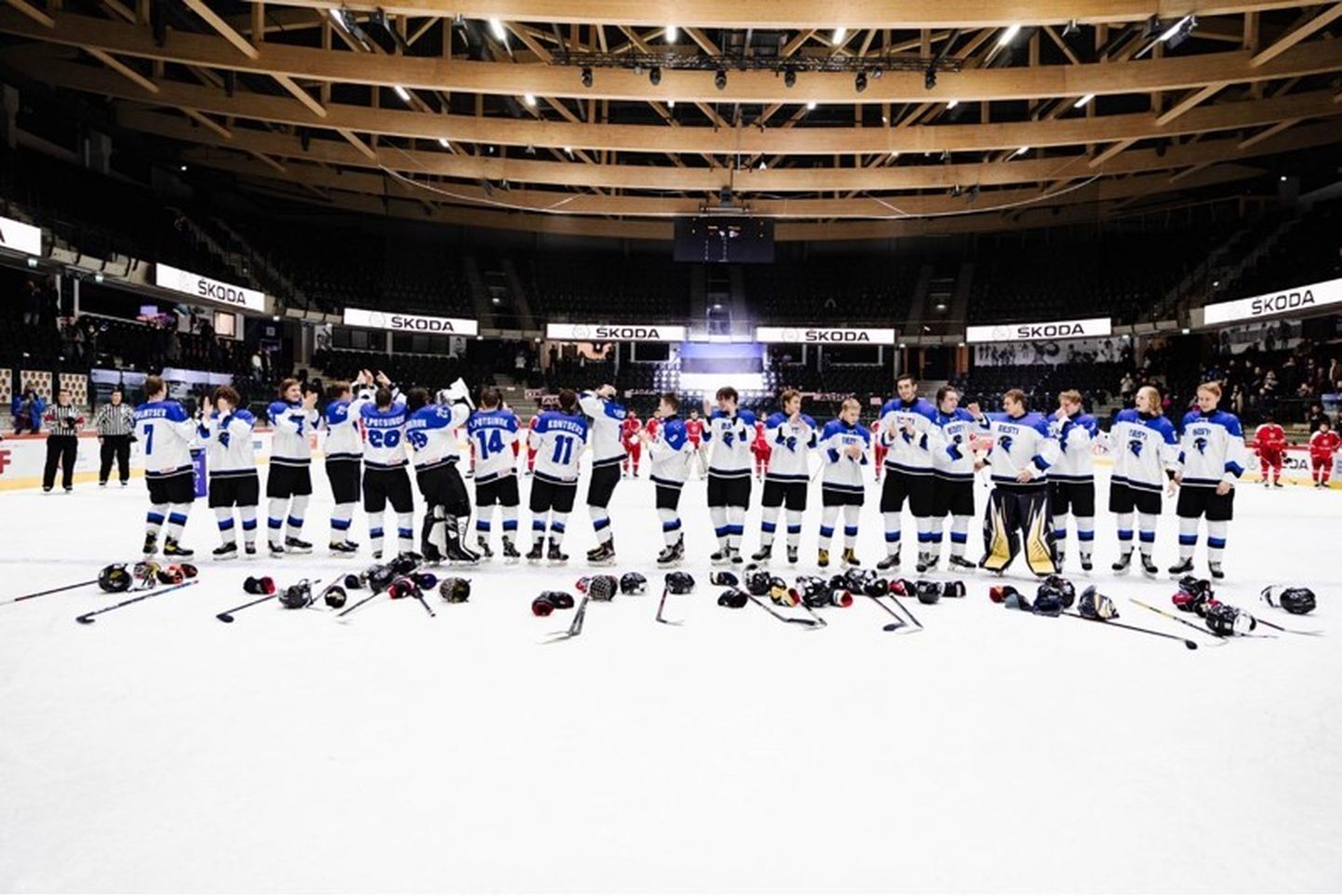 Eesti U20 jäähokikoondise võit Poola üle.