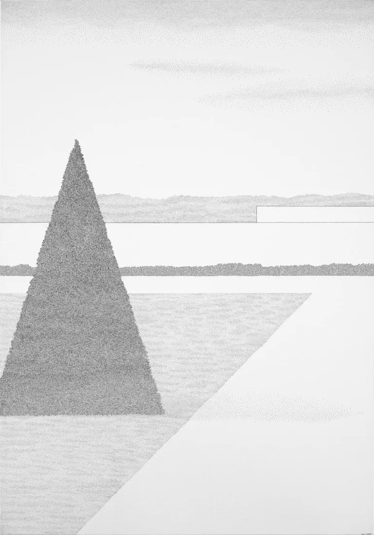 Mare Vint. Park VI. Pargitee. Tušš, lõuend, 2009.