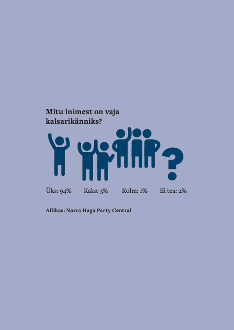 Kalsarikänni ei ole korteripidu. (Illustratsioon raamatust)