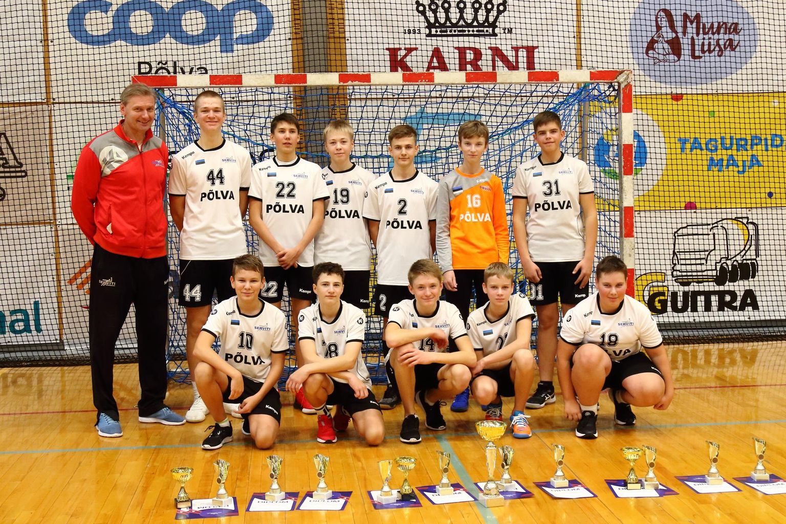 Käsipalli karikavõistluste C vanuseklassi võitja oli Põlva käsipalliklubi / Põlva spordikooli meeskond.