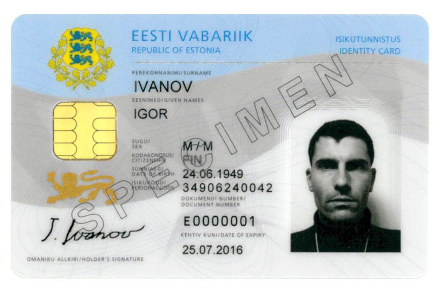 Эстония ID Card