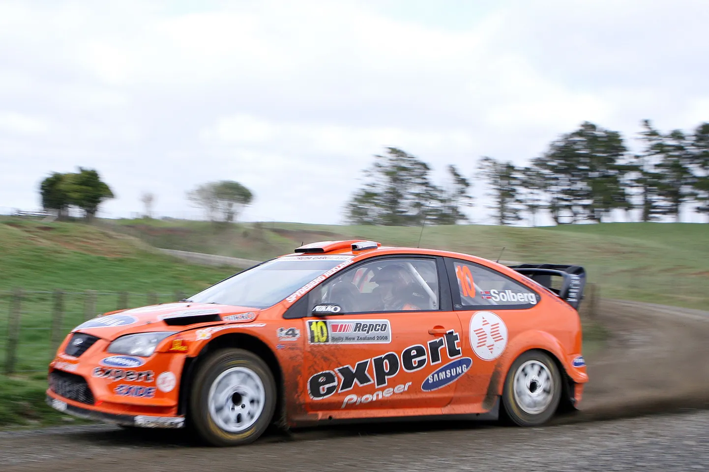 Henning Solberg Uus-Meremaa rallil.