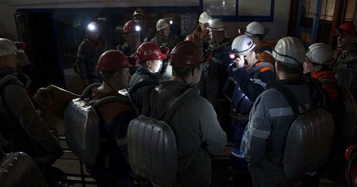 Спасательные работы на шахте в амурской