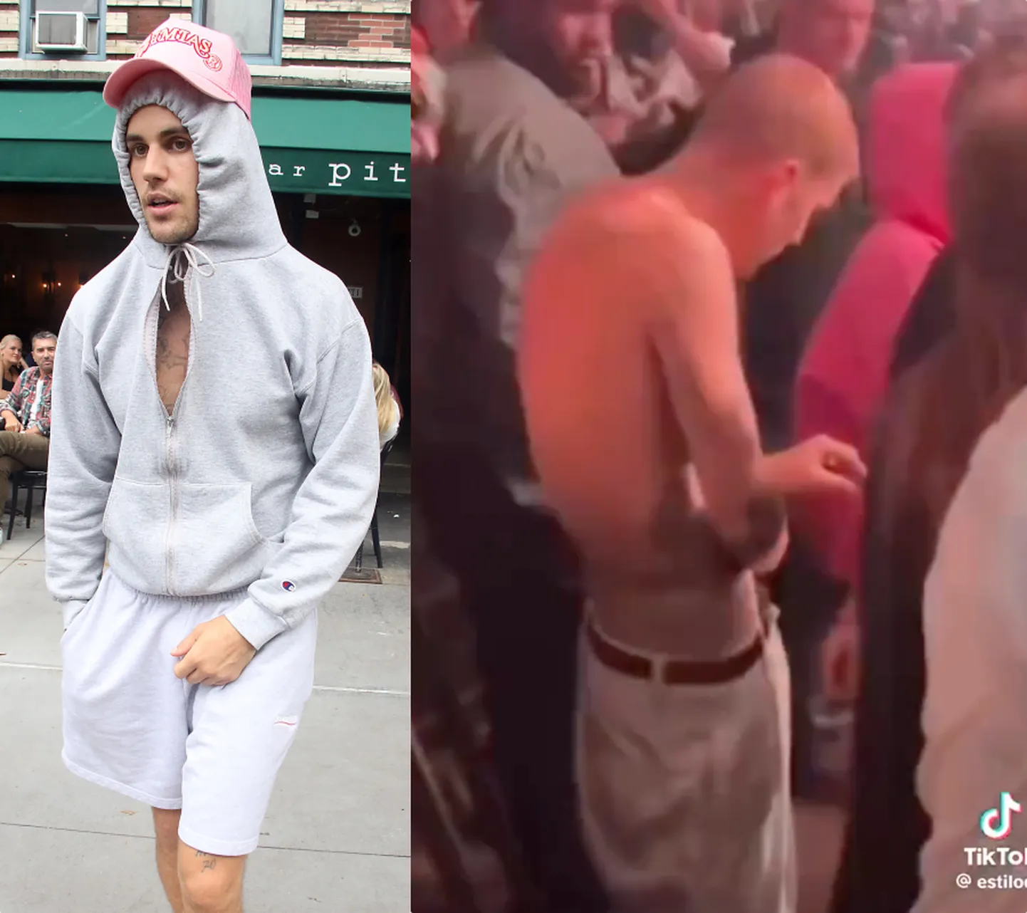 Justin Bieber käitus Coachella muusikafestivalil kahtlaselt.