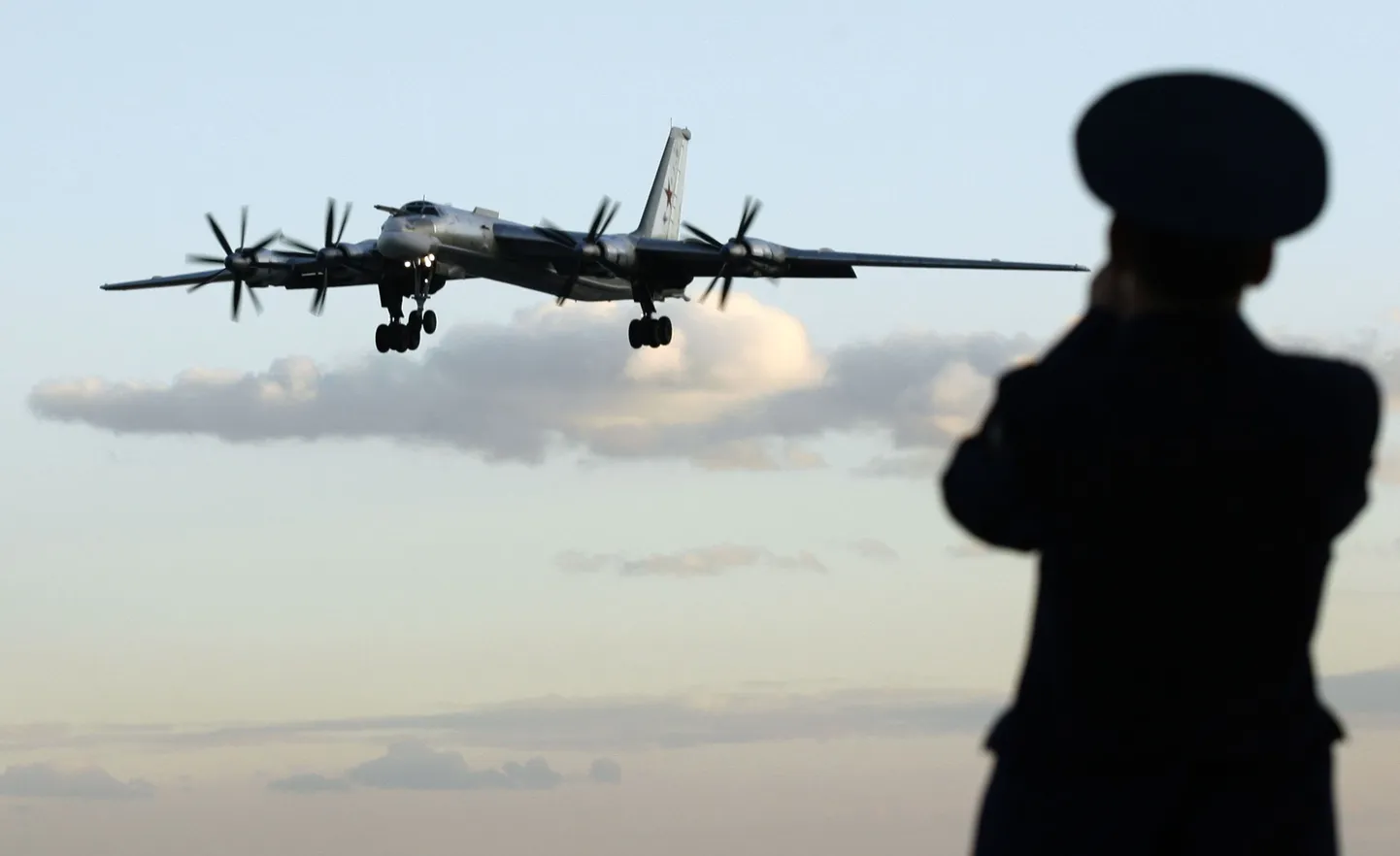 Vene strateegiline pommituslennuk Tu-95 Bear