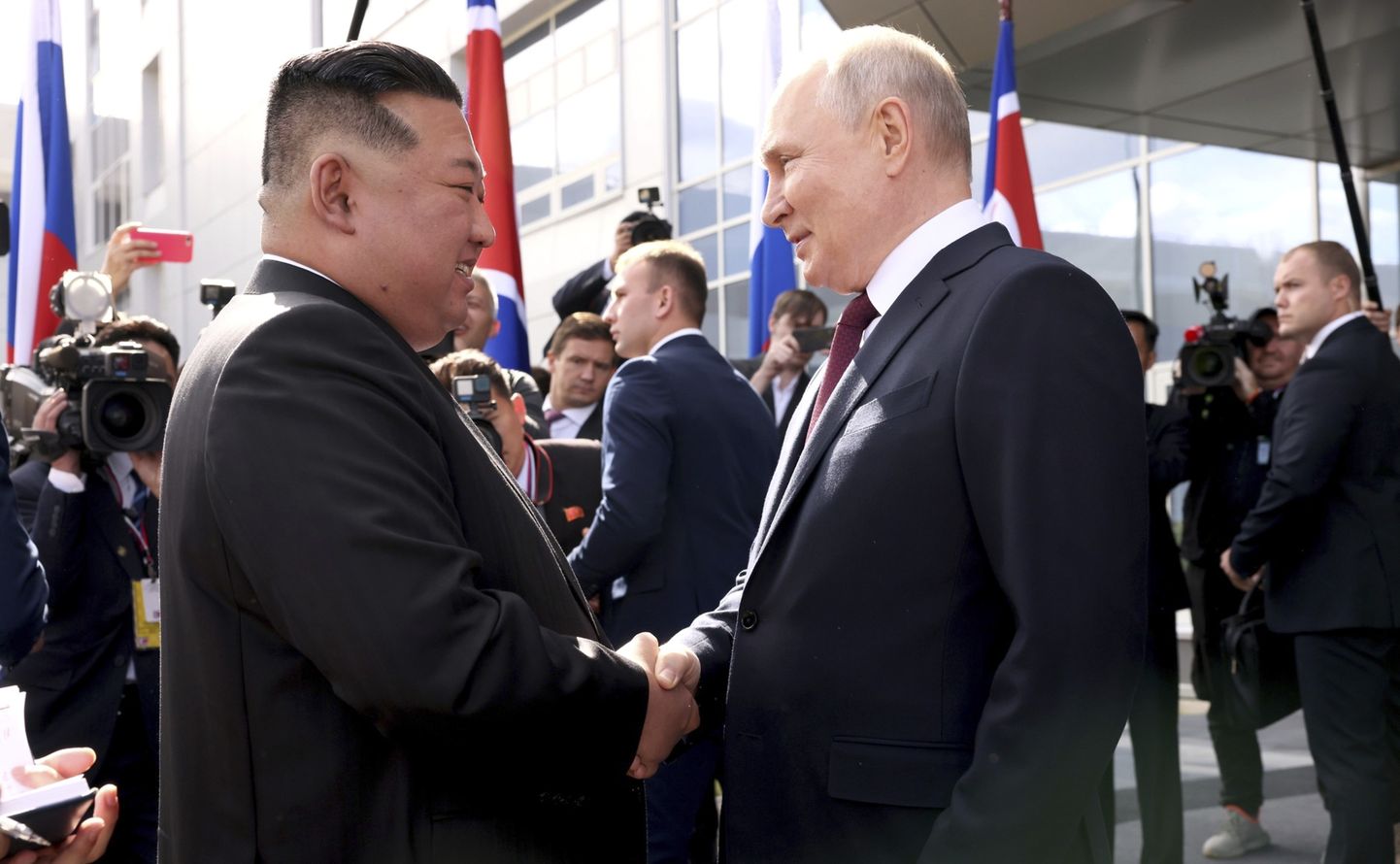 Kim Jong-uni ja Vladimir Putini kohtumine Venemaal Kaug-Idas.