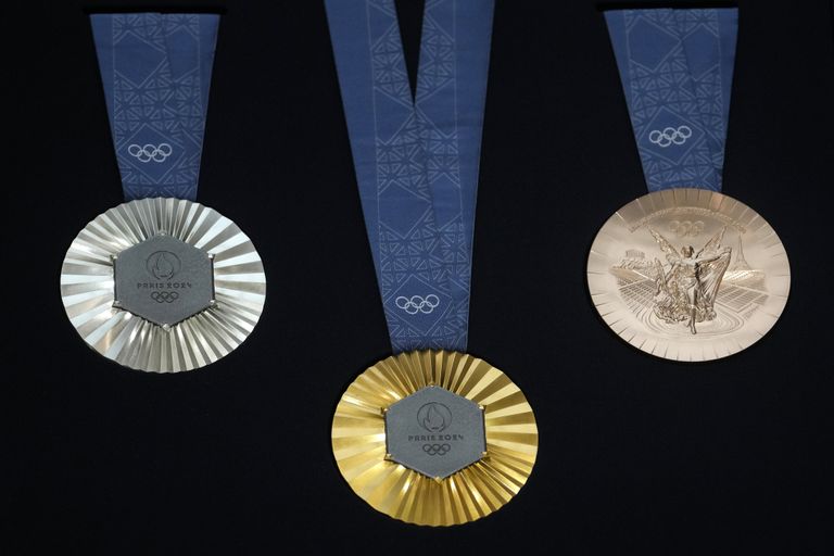 Pariisi olümpiamängude medalid.