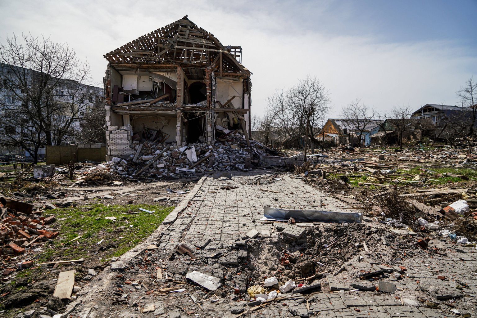 Разрушение в Украине. Иллюстративное фото