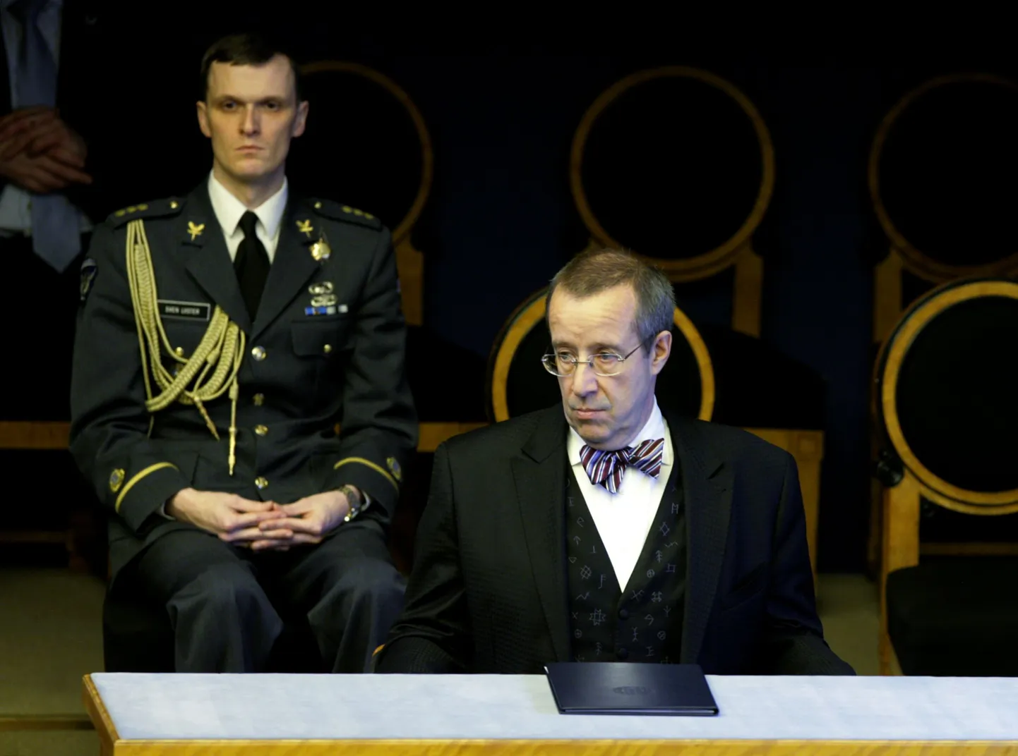 President Toomas Hendrik Ilves riigikogus.