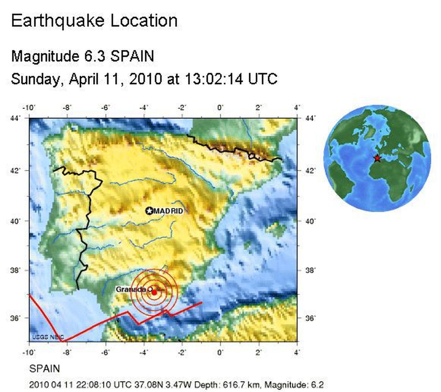 Hispaania lõunaosa raputas 6,2 magnituudine maavärin.