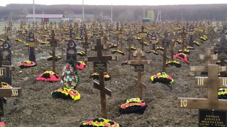 кладбище наемников ЧВК «Вагнер» в станице Бакинской Краснодарского края