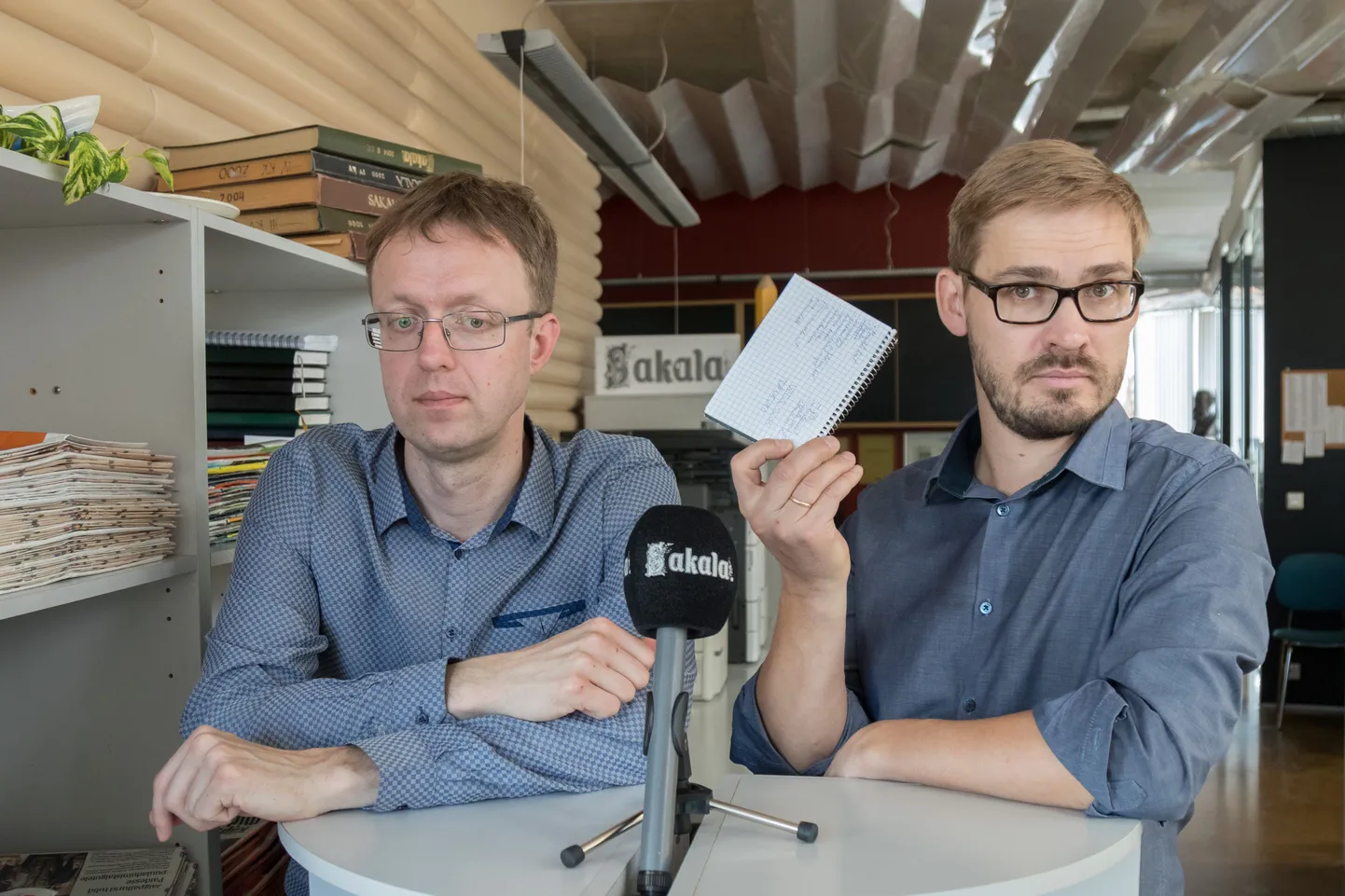 Sakala stuudios Marko Suurmägi ja Rannar Raba