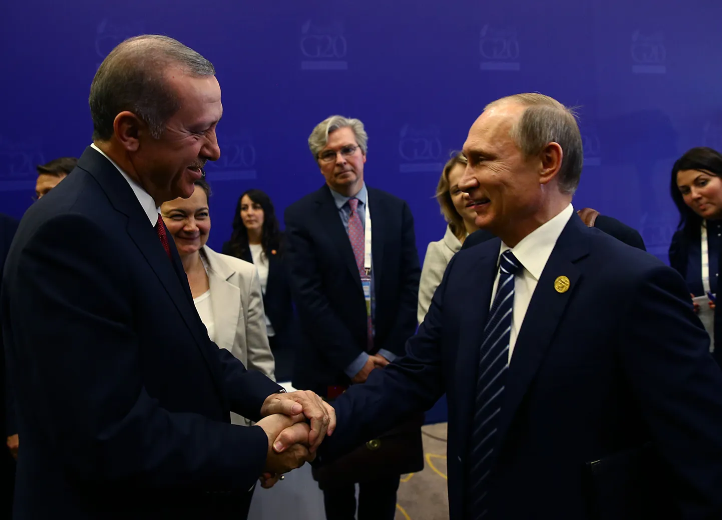 Türgi president Recep Tayyip Erdoğan ja Vene president Vladimir Putin